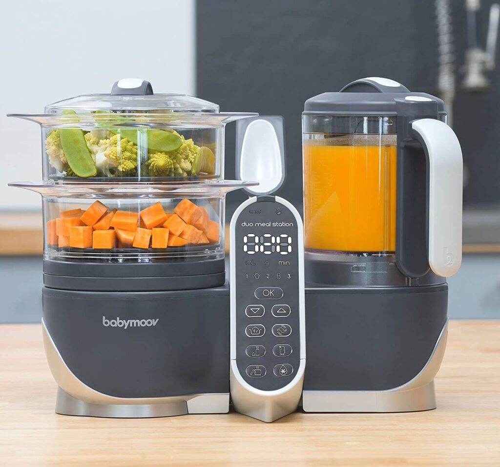Babymoov food maker and processor with steam cooker