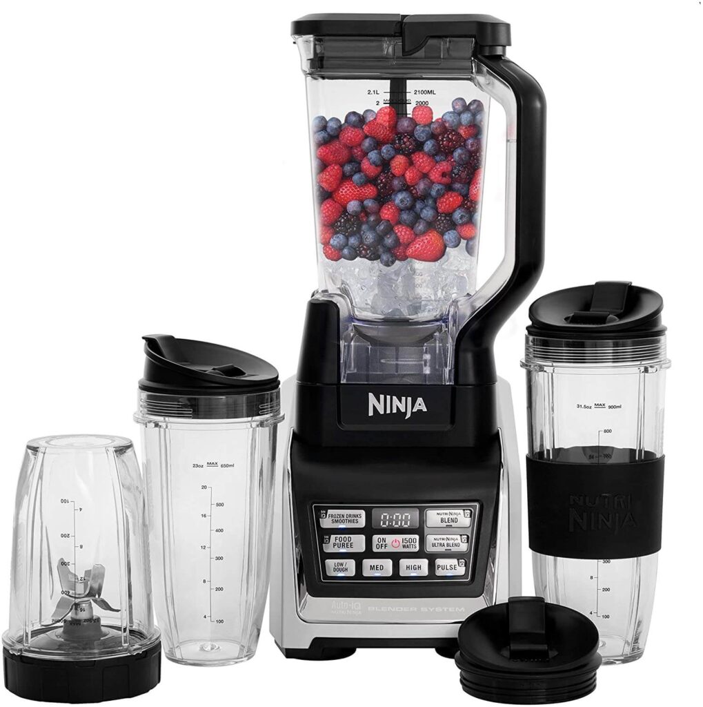 Nutri Ninja blender for making smoothies and juicing