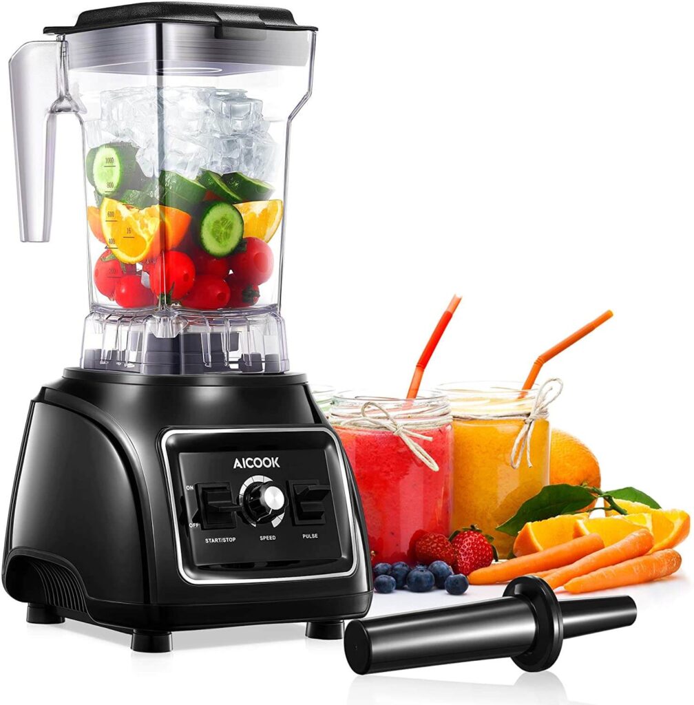 AICOOK blender that can crush ice, fruits and nuts