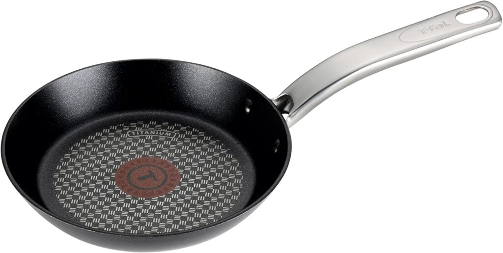 T-Fal C51702 prograde titanium nonstick Thermo spot induction pan for browning.