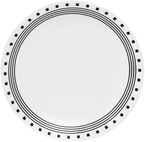 Corelle plate city block, for a long-lasting pattern.