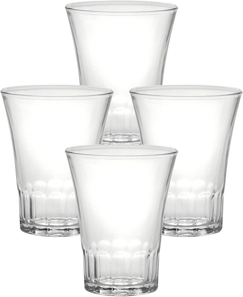 Duralex Amalfi glass tumbles is resist to shock and chip.