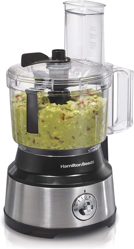 Hamilton beach food processor for puree.