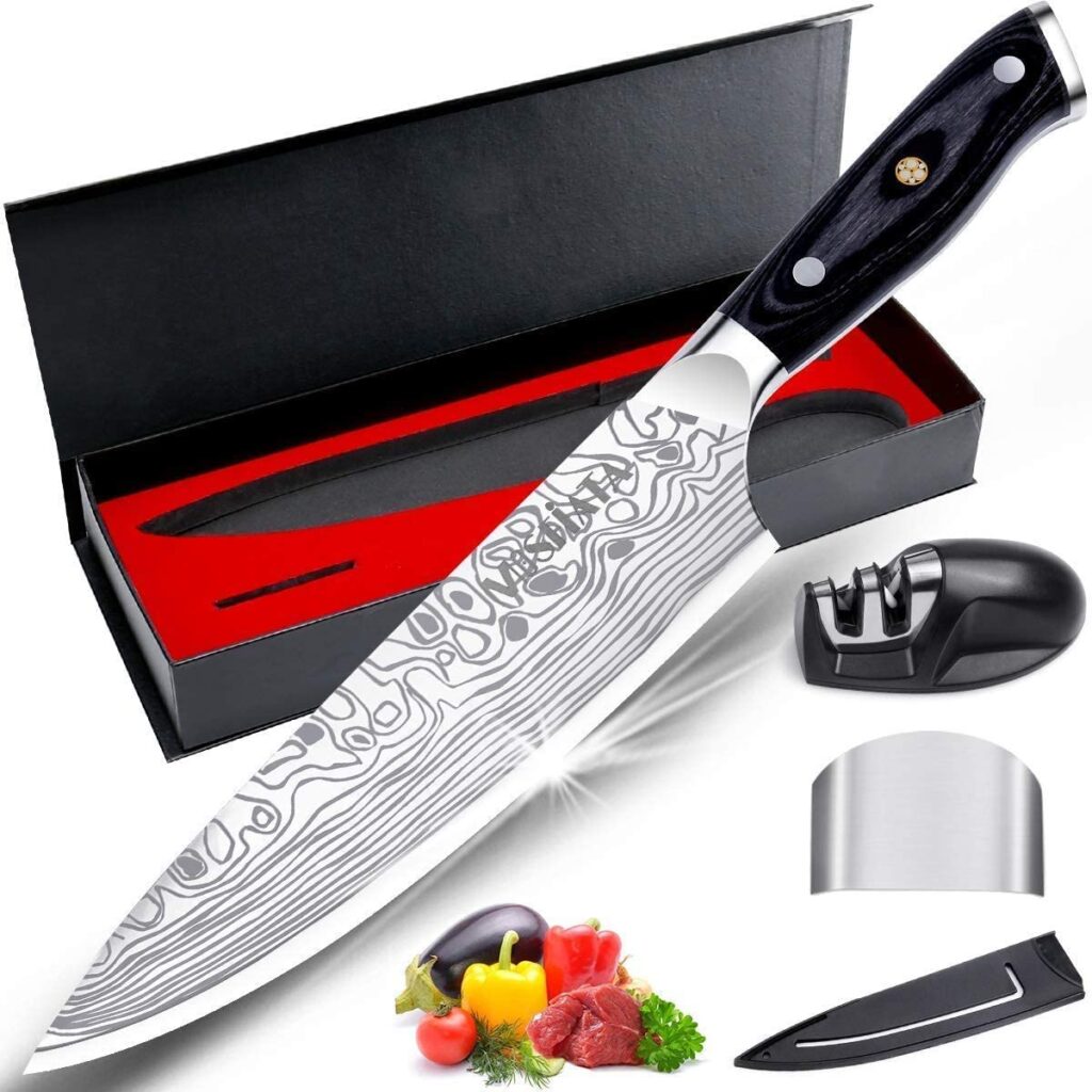 Nakiri knife vs Chef knife.
