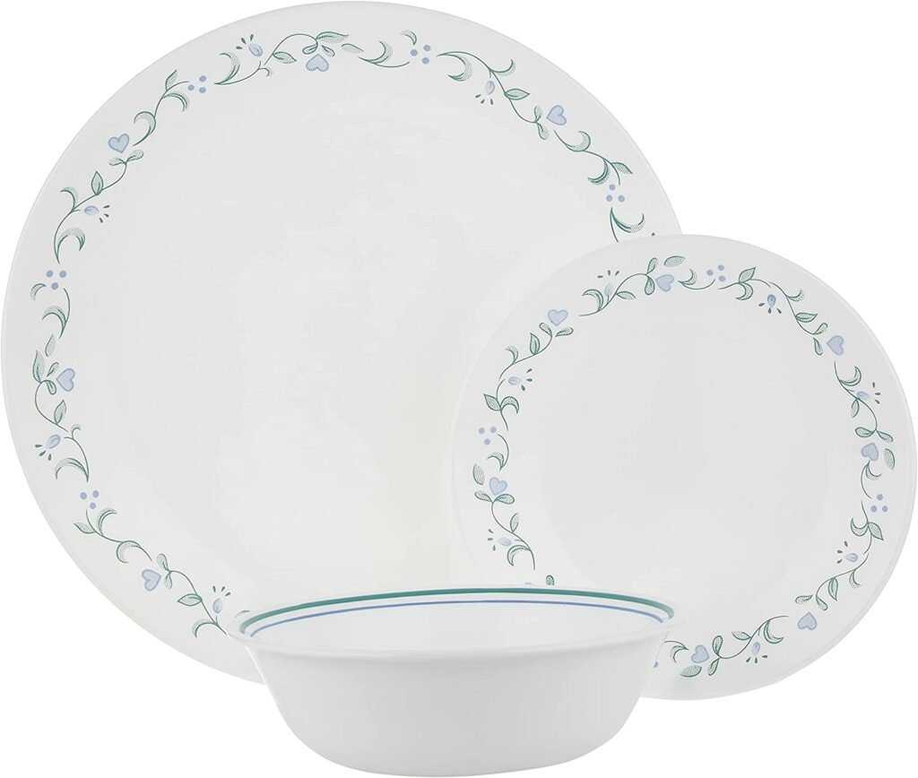 Corelle Livingware dinnerware set for 6.