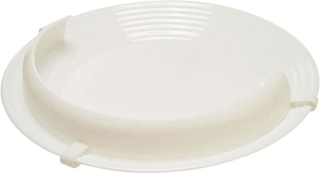 Mars wellness white plate guard for disabled, elderly, and handicapped.