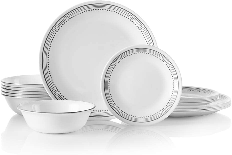Coirelle 18 pieces chi-resistant dinnerware sets