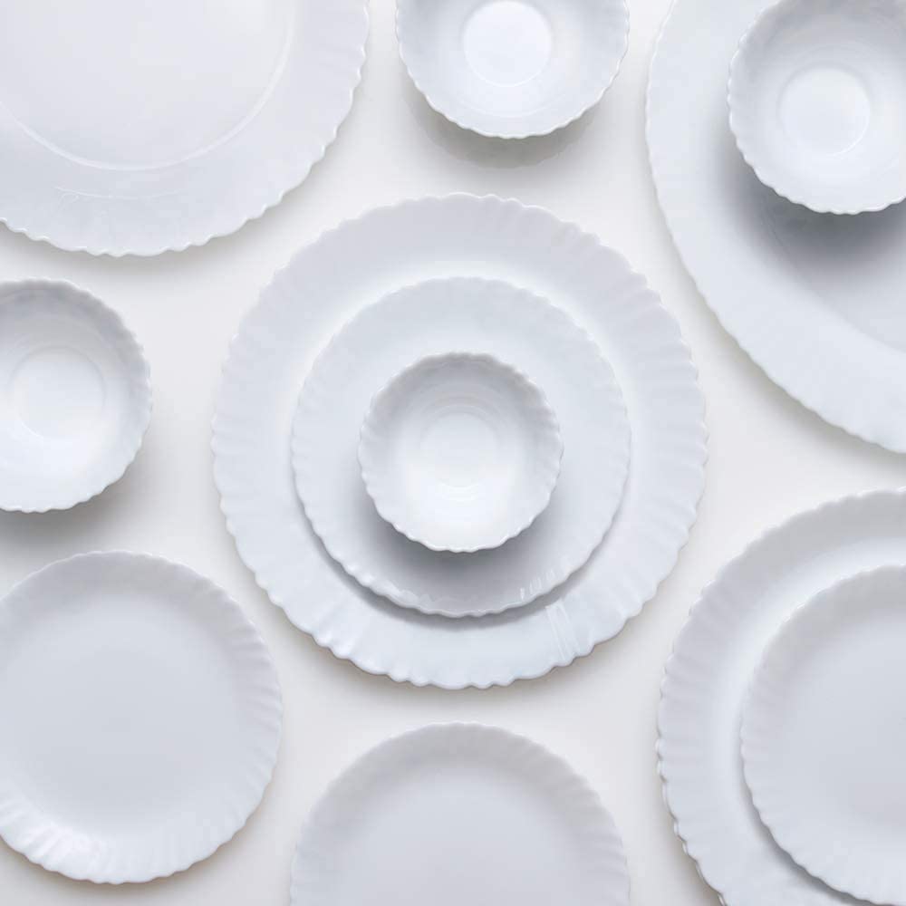 Opalware dinner set