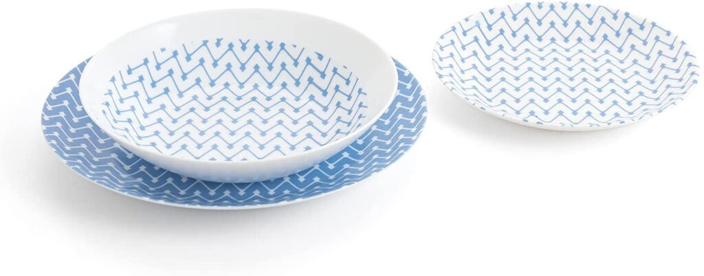 Arcopal Azulea Opal dinnerware set