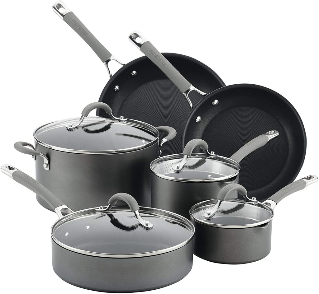 circulon elementum hard anodized non stick cookware