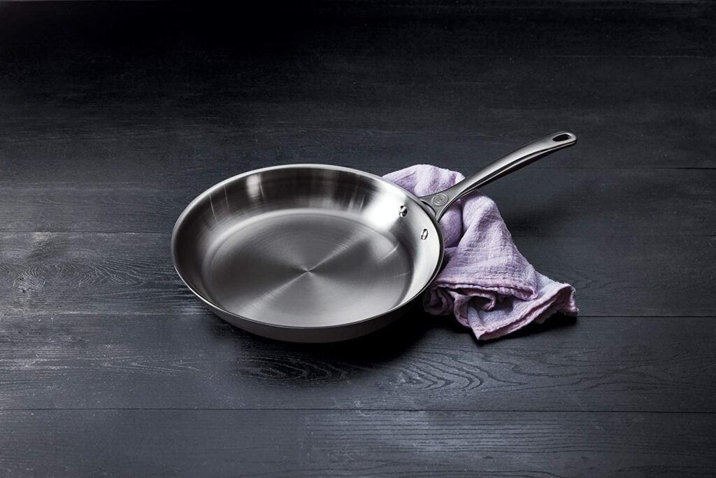 Le Creuset tri ply stainless steel frypan