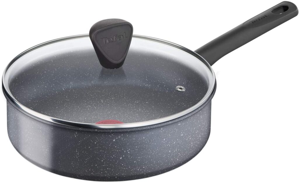 Tefal induction salute pan with safe glass lid