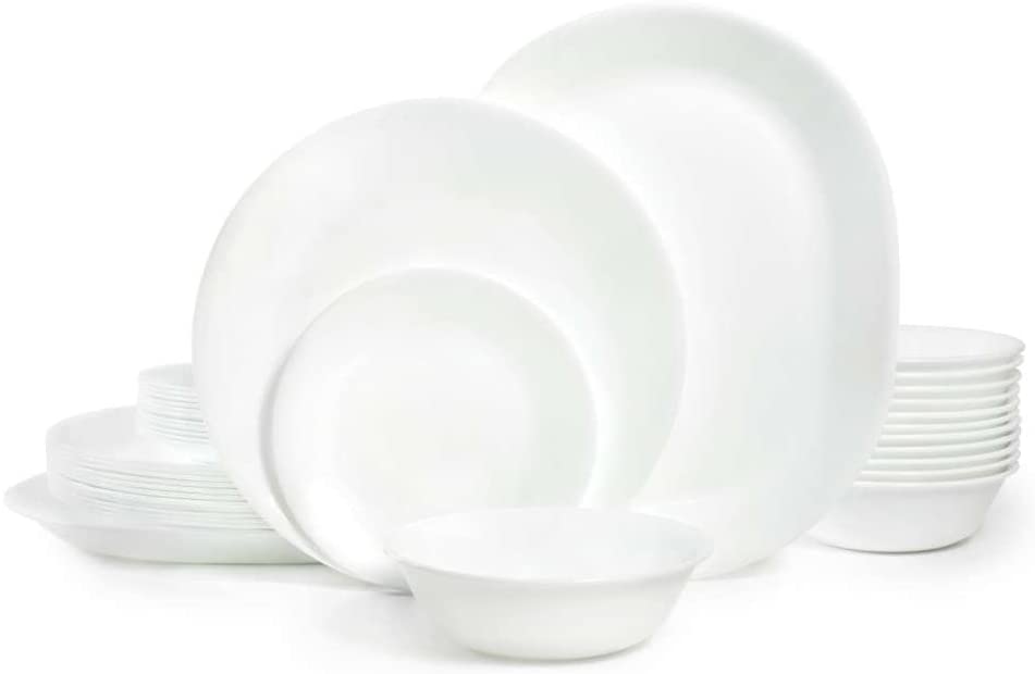 Corelle winter white 38 pieces set