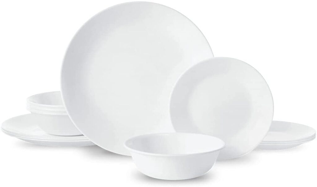 Corelle livingware lead free dinnerware sets