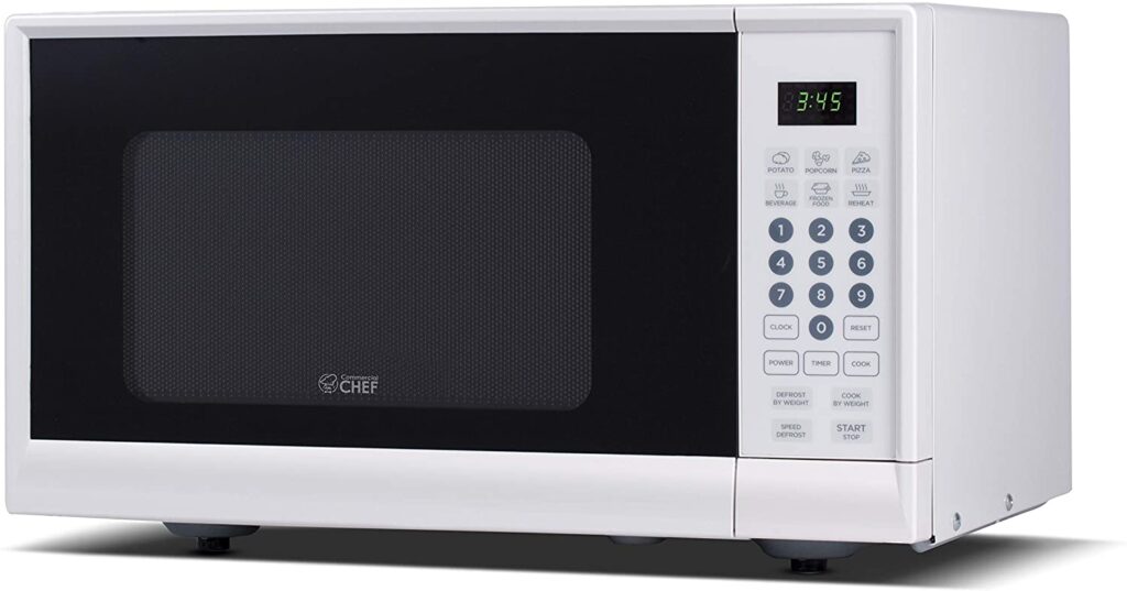 Commercial Chef 900 watts MIcrowave oven for home, dorm, office