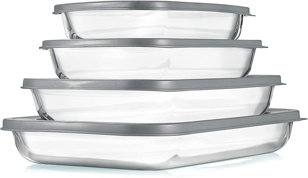 Nutrichef Borosilicate glass dish