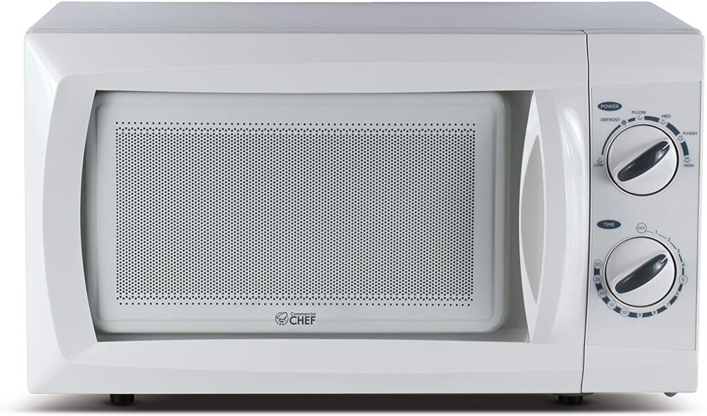 commercial chef 600 watts microwave oven for camper van