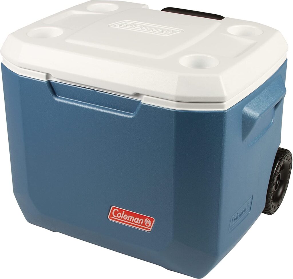 Coleman portable cooler for camping