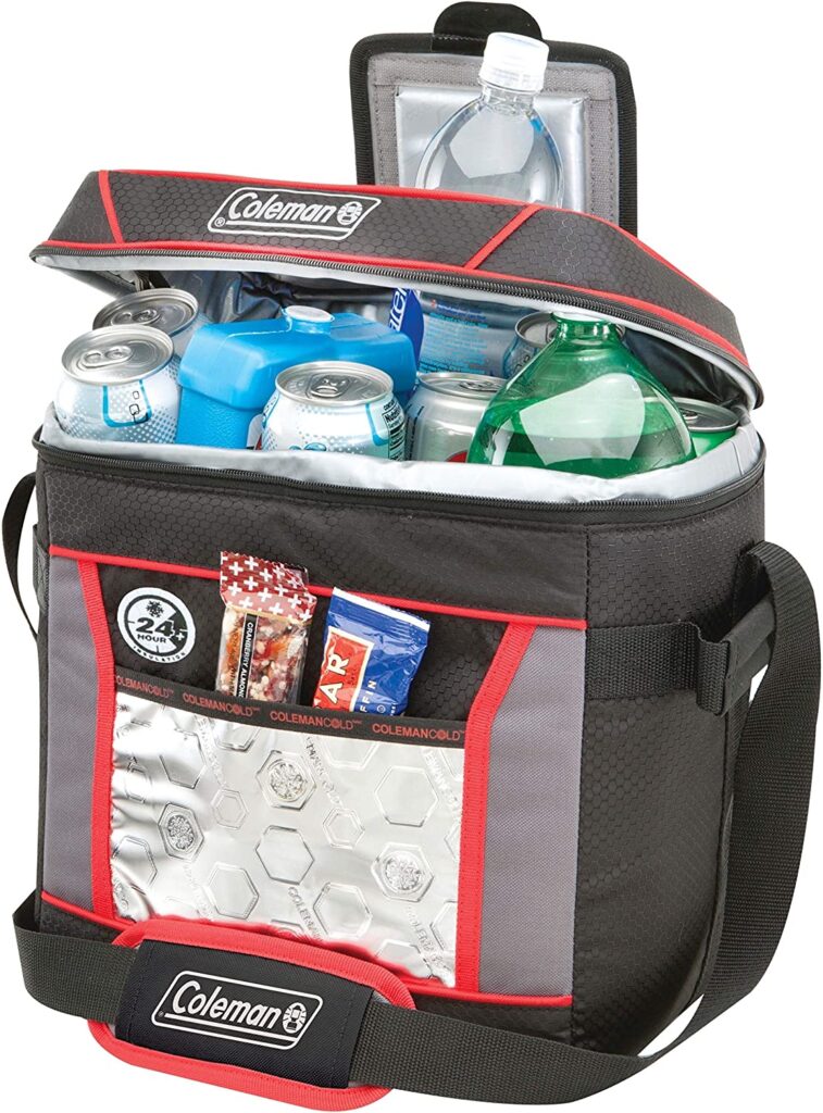Coleman soft cooler for camping