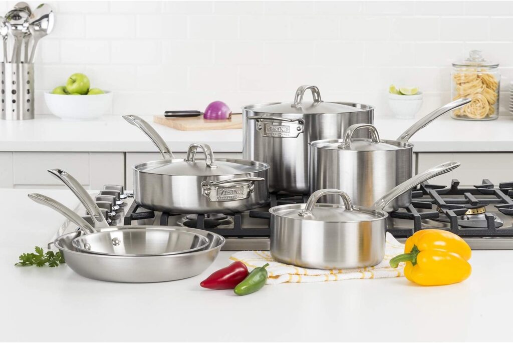 Viking 5ply stainless steel induction compatible