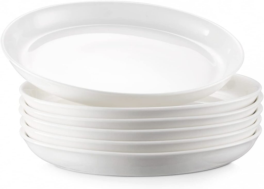 Dowan white dinner plates