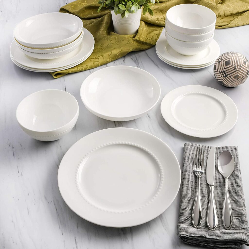 Bone China chip and scratch resistant dinner set
