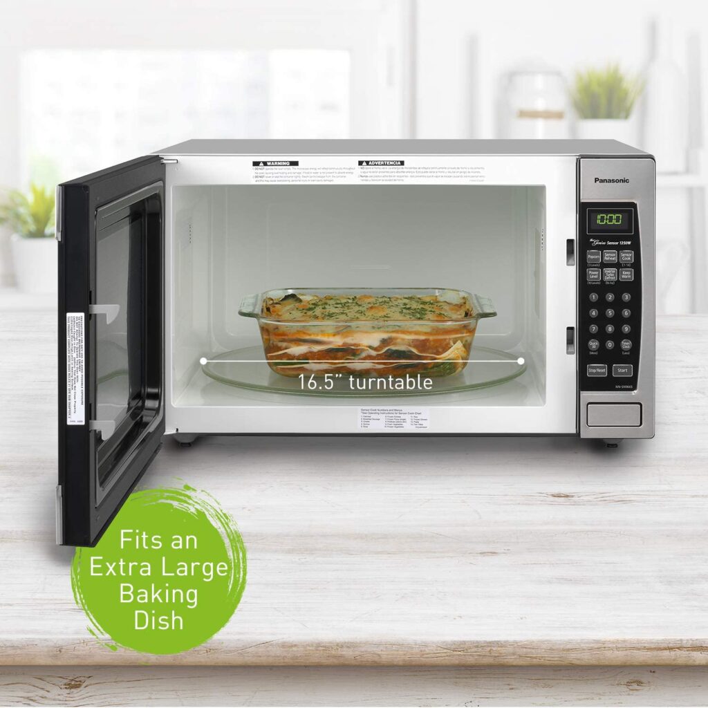What size microwave will fit a dinner plate