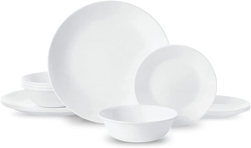 Corelle 12 piece dinnerware set