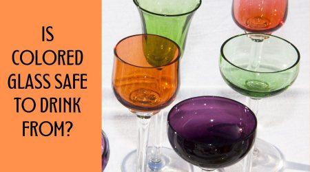 Is Colored glass safe to drink from