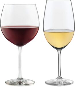 Libbey Vineyard reserve safe lead and cadmium free wine glasses