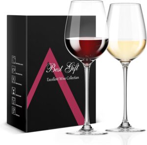 Crystal Bordeaux Lead- free wine glasses 