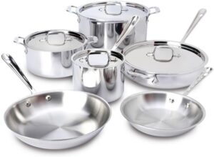 All- clad D3 3 ply-stainless steel cookware