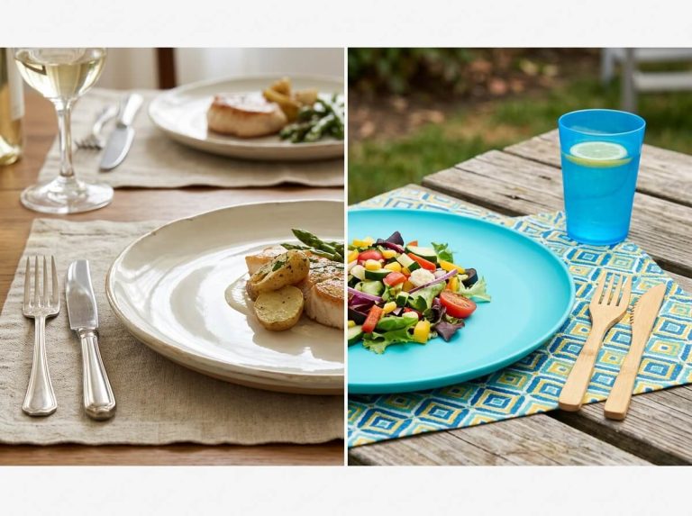 Ceramic vs Melamine dishes