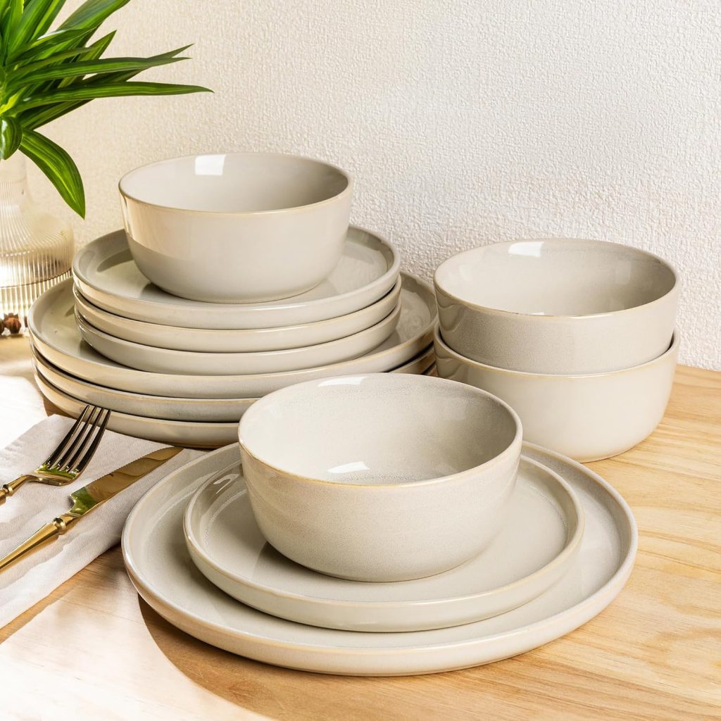 Lead free glazed ceramic stoneware dinnerware