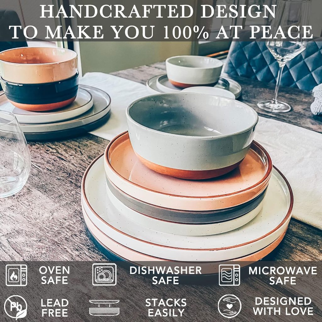 Lead Free Mora Ceramic dinner plates
