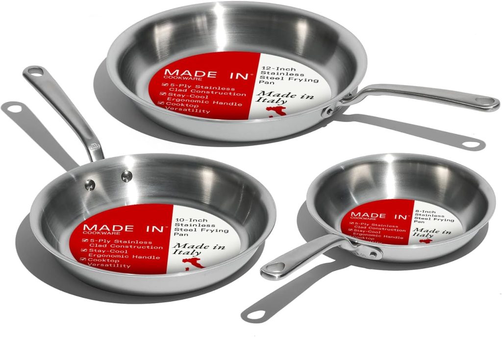 Made In Stainless steel cookware gift for all kinds of Stovetops