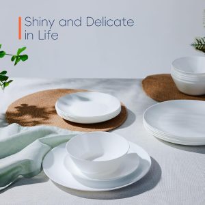 Opalware glass dinnerware sets