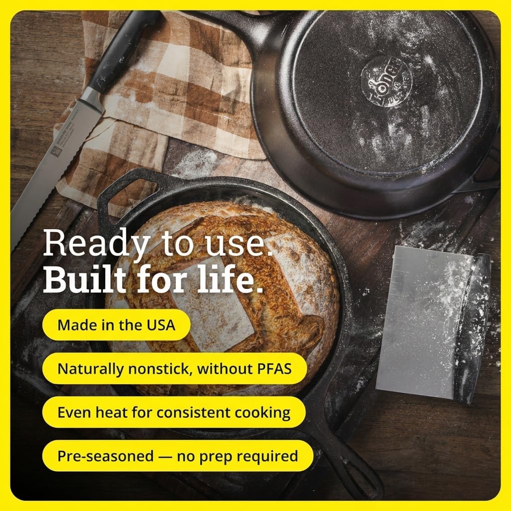 PFAS FREE Cast Iron Cookware