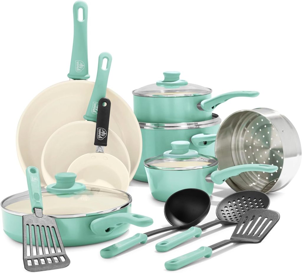 PFAS FREE Non -toxic ceramic cookware