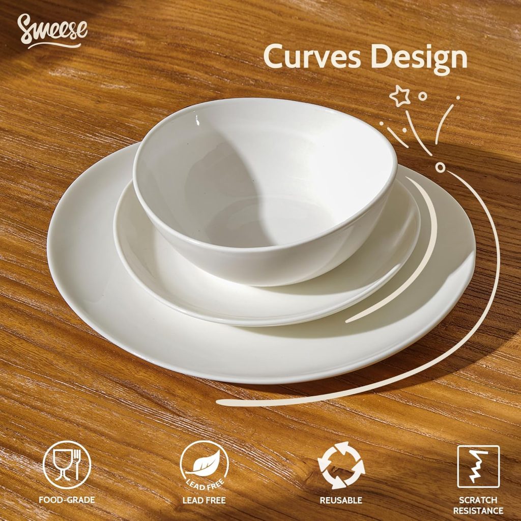 Porcelain dinnerware material