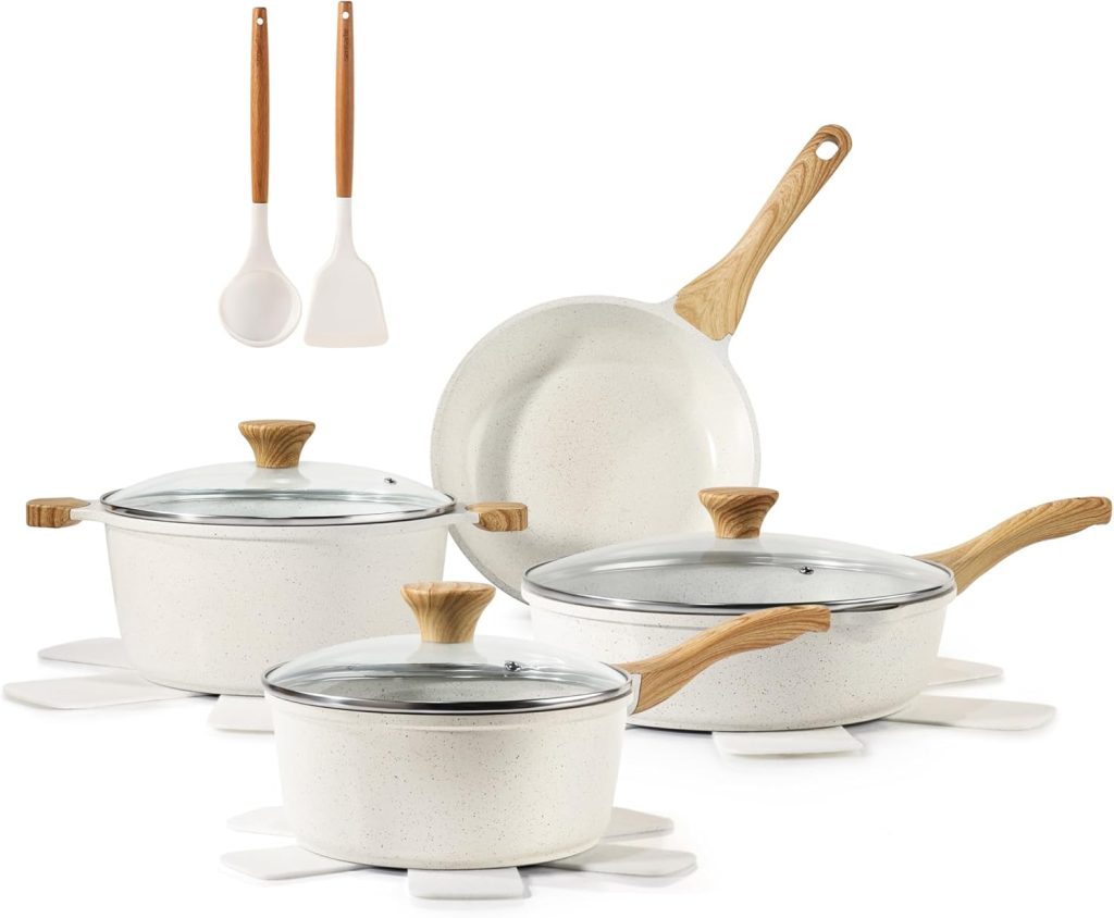 Sensarte non stick ceramic pots and pans
