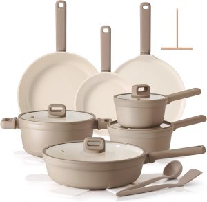 Sol-gel ceramic caoted healthy cookware